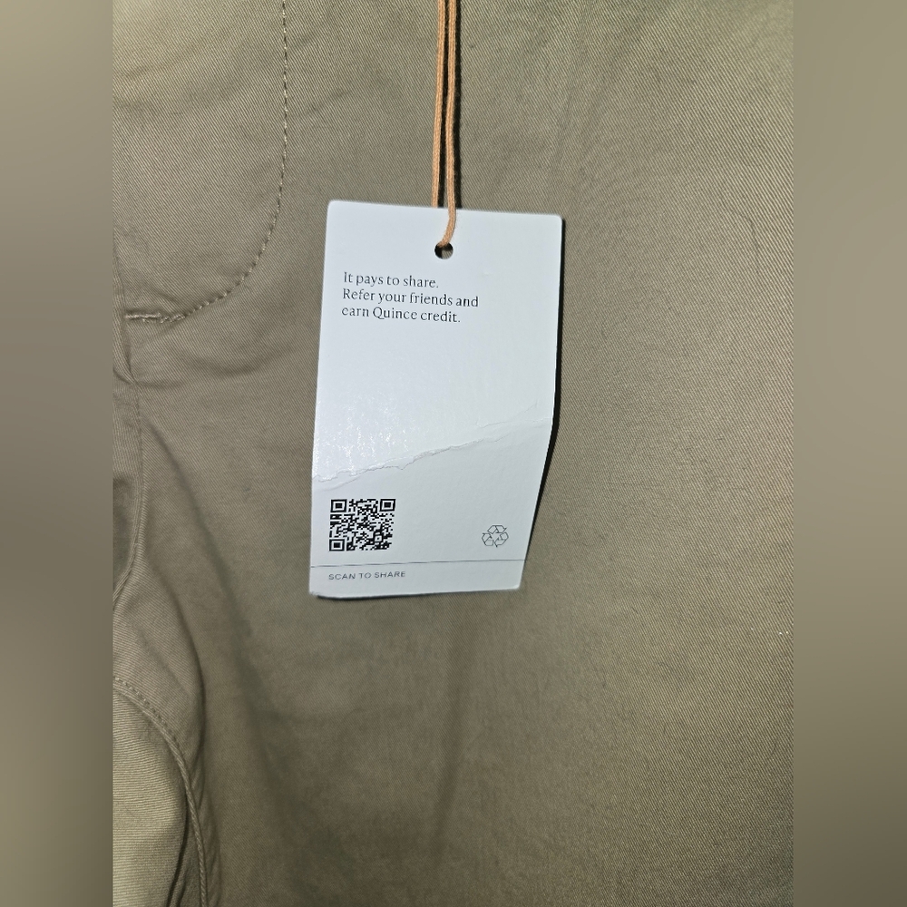Quince women's Tan Pants - Picture 4 of 5